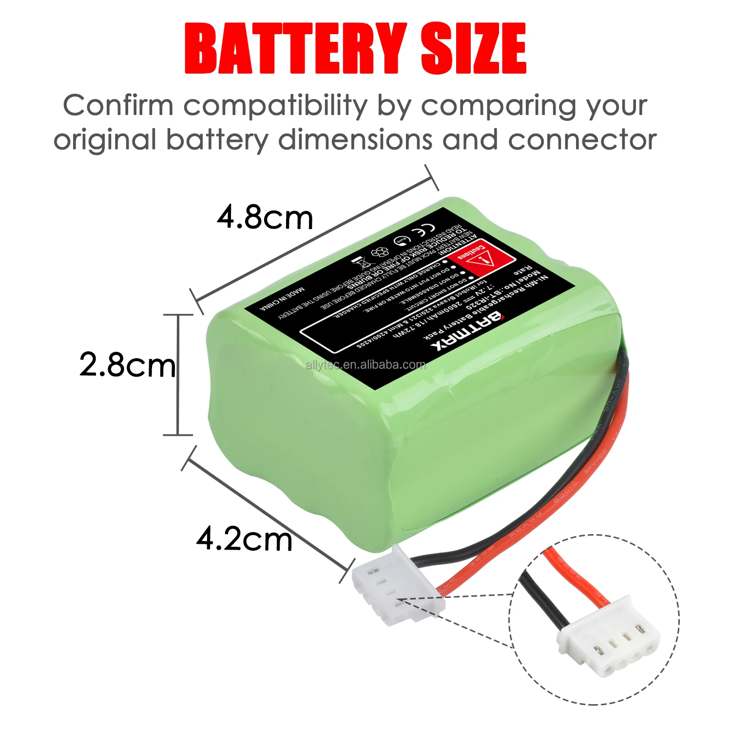 Factory Supplier New  Ni-mh 2600mah Battery For Irobot Braava 320 321  Mint 4200 4205 Gphc152m07 Floor Cleaner Robot 4408927 - Buy For Irobot  Braava 320 Battery,For Irobot Braava 321 Replacement Batteria,For