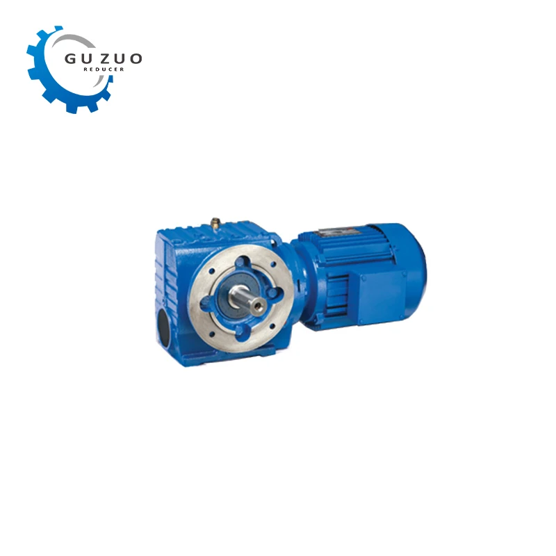 Guzuo высококачественный электрический S серии спиральный редуктор скорости червячного редуктора для редукторных двигателей с прямоугольной