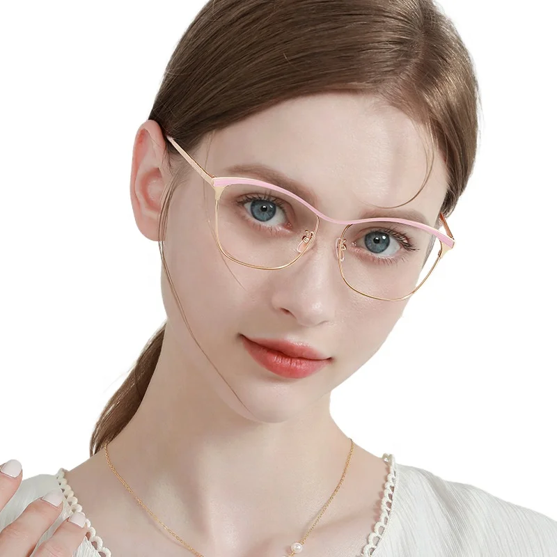 9050 Hot Selling Blue Light Glasses Frames Blocking Photochromic Cat