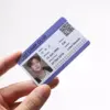 Tarjeta de identificación con imagen impresa