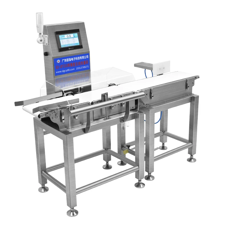Automatic Online Checkweigher Machine Price With Belt Conveyor and  Rejection Device