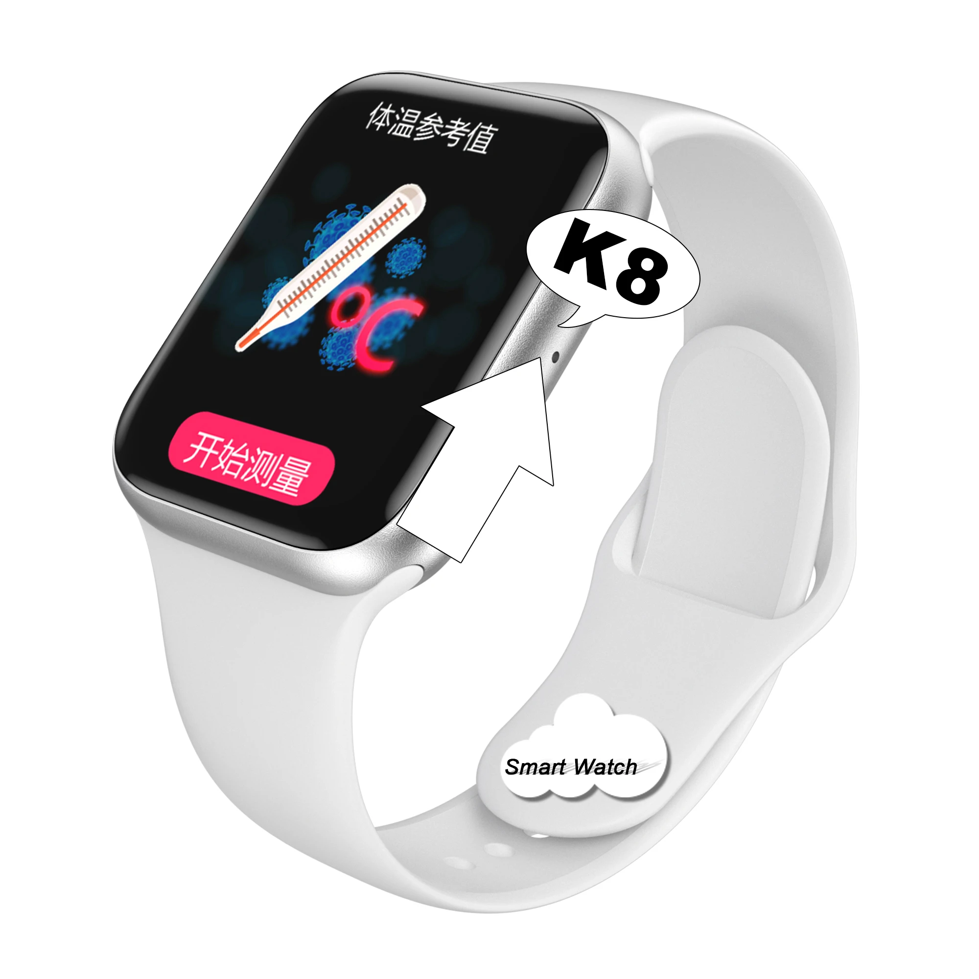 2020 New Wireless Charging W54 W55 Series Smartwatch Iwo 9 8 10 Smartwatch  W34 W26 T500 Pk Smart Watch K8 - Buy Smart Watch K8 Product on Alibaba.com