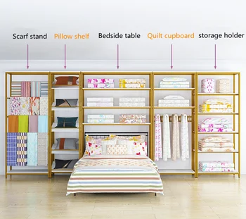 MINAYI Organiseur de placard 4 pièces – Organiseur de draps de lit –  Organisateur de feuilles d'étiquettes en lin (grand lit) : : Maison