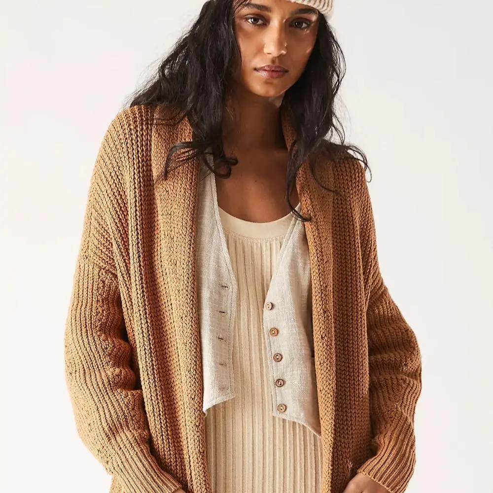 cardigan camel color