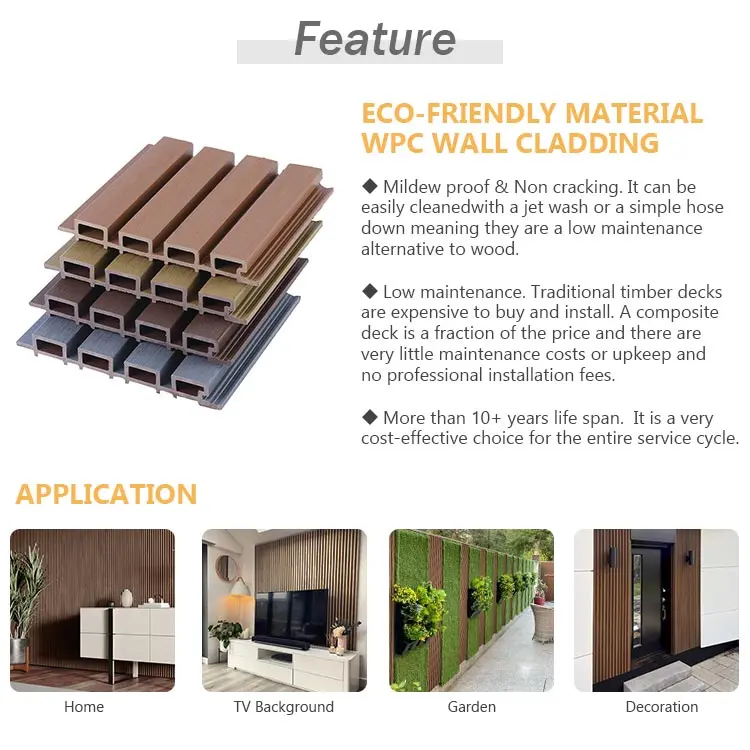 Durable Outdoor WPC Siding - Waterproof & Stylish Cladding