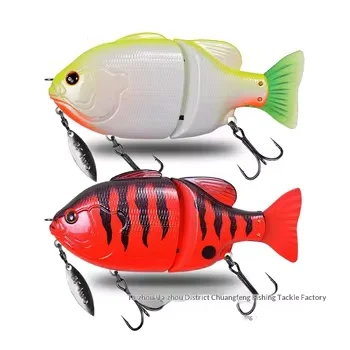 Plastic Artificial Hard Bait Lure Multi-segment Simulation Bait Freshwater Bass Floating 140mm/120mm – Hard Lure – view 3