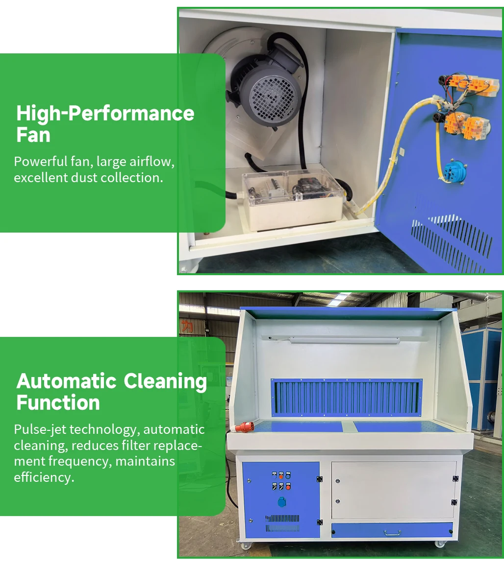 Grining Table Metal Polishing Table Sanding Bench Grinding Suction Downdraft Table ...