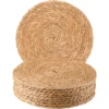 Sets de table ronds tissés