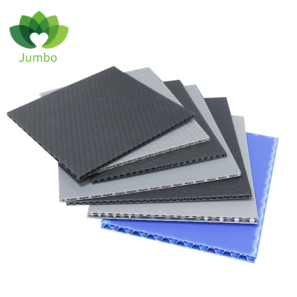 Eco-Friendly for PP Corrugated Sheet Honeycomb Panel Waterproof Grid Board Plastic with Cutting Service