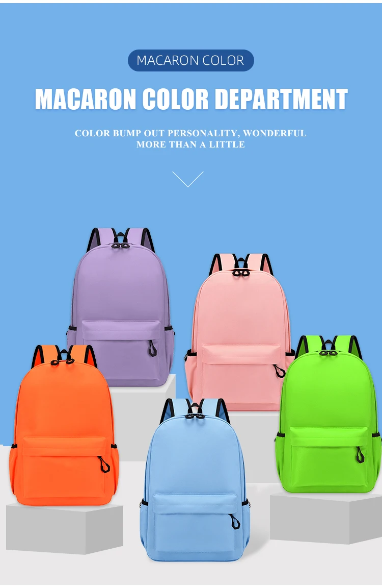 Custom wholesale logo primary oxford fashion unisex kids backpack 2025 waterproof school children's casual bag