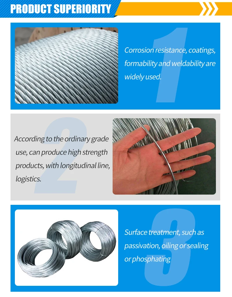 China Manufacture 7x19 Galvanized Steel Wire Rope Hot Dip Galvanized ...