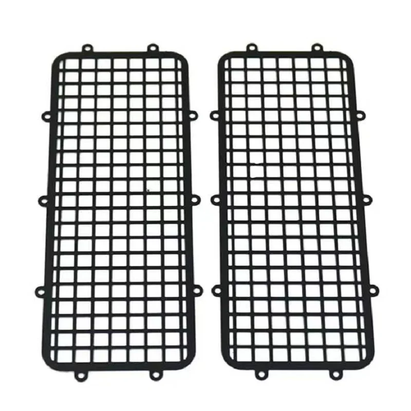 NTFHobby 5pcs 1/10 for Trx4 Rock Crawler Metal Upgrade Parts Rear/Side/Tail Window Protective Mesh Net