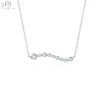 18K Solid White Gold