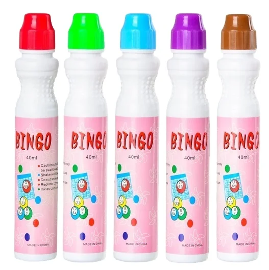 75ml Empty Graffiti Bingo Dabbers Dauber,Soft Foam Brush Sponge Nib