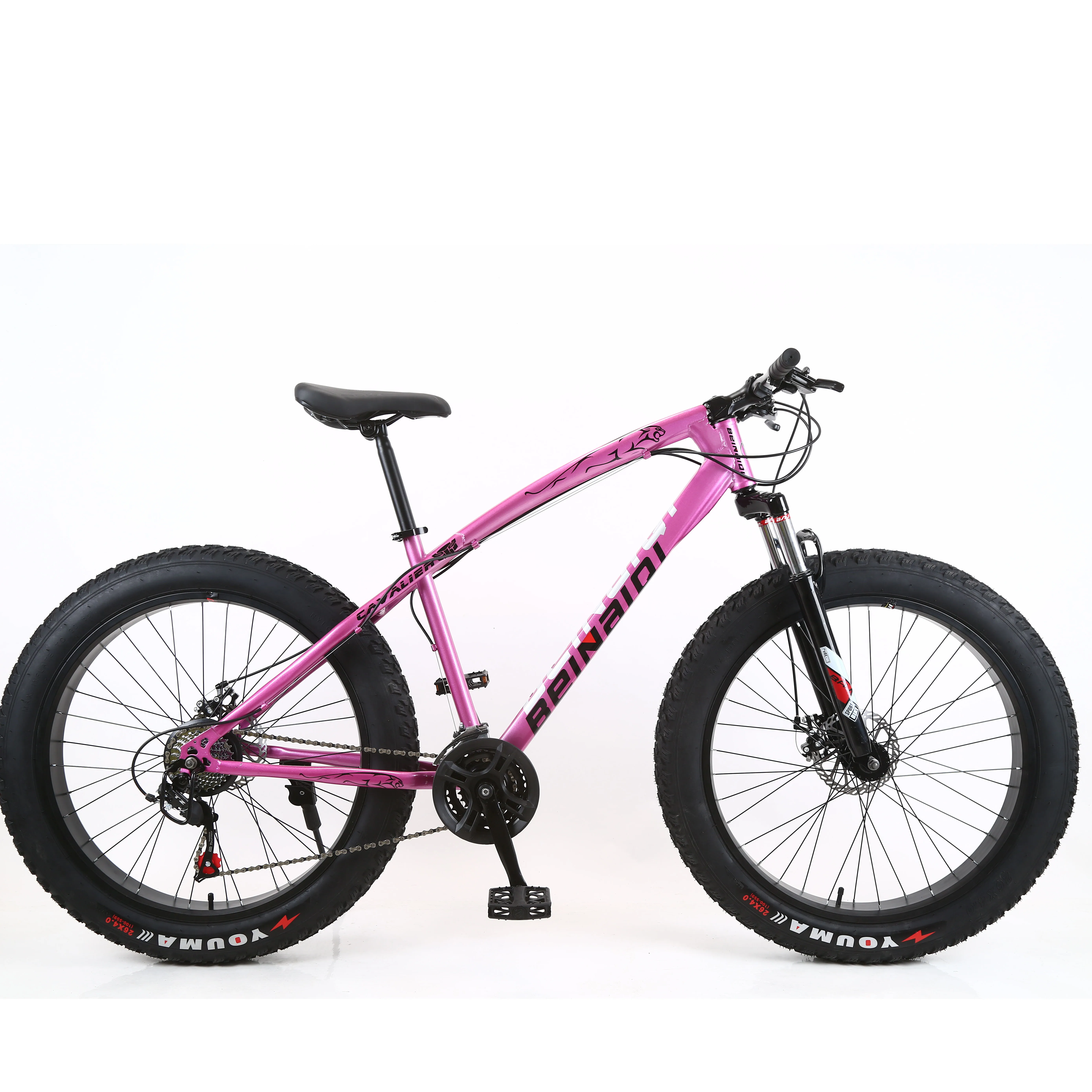 High Quality Adult Aluminum 26 Inch Fat Bike Cycle 21 Gear Snow