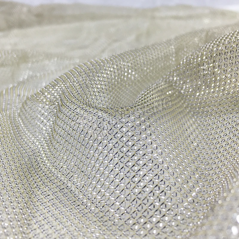 Doodt vermoeidheid modder Silver Metallic Yarn Knitted Tulle Fabric,Shiny Fishing Net Mesh - Buy  Cheap Wholesale Glitter Tulle Fabric,Decorative Fishing Net Fabric,Hot  Selling African Metallic Fabric Product on Alibaba.com