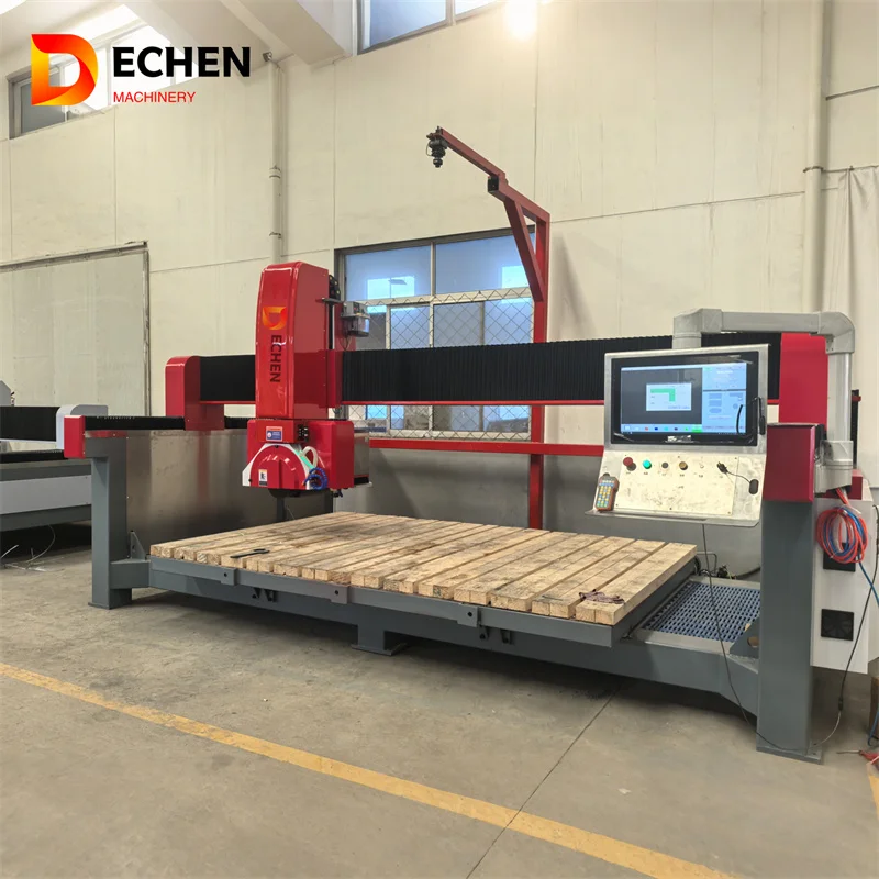 Cnc 5 Axis Bridge Saw Stone Cutting Machine 4 Axes - Precision & High-performance