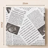 White English printing [25*25cm]