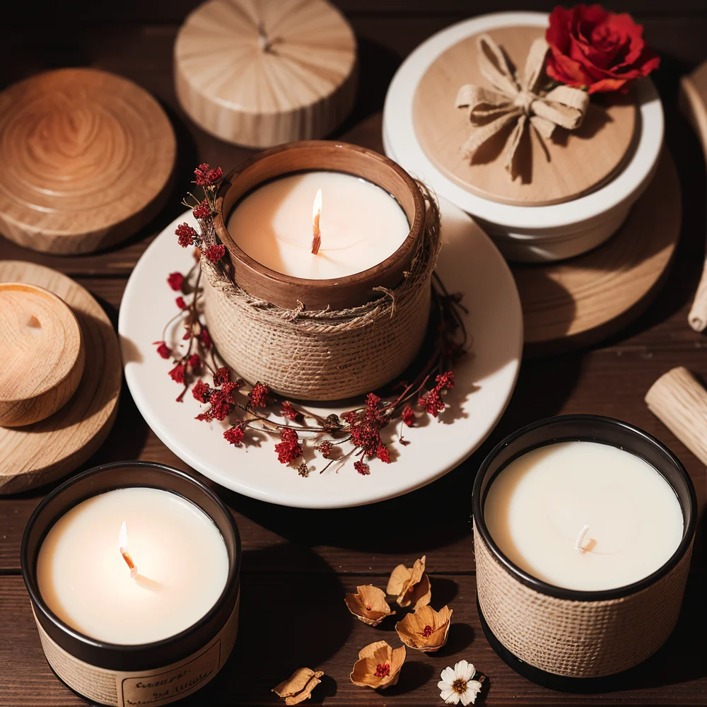 Handmade Candle Home Fragrance Luxury Scented Candles Soy Wax In Bulk