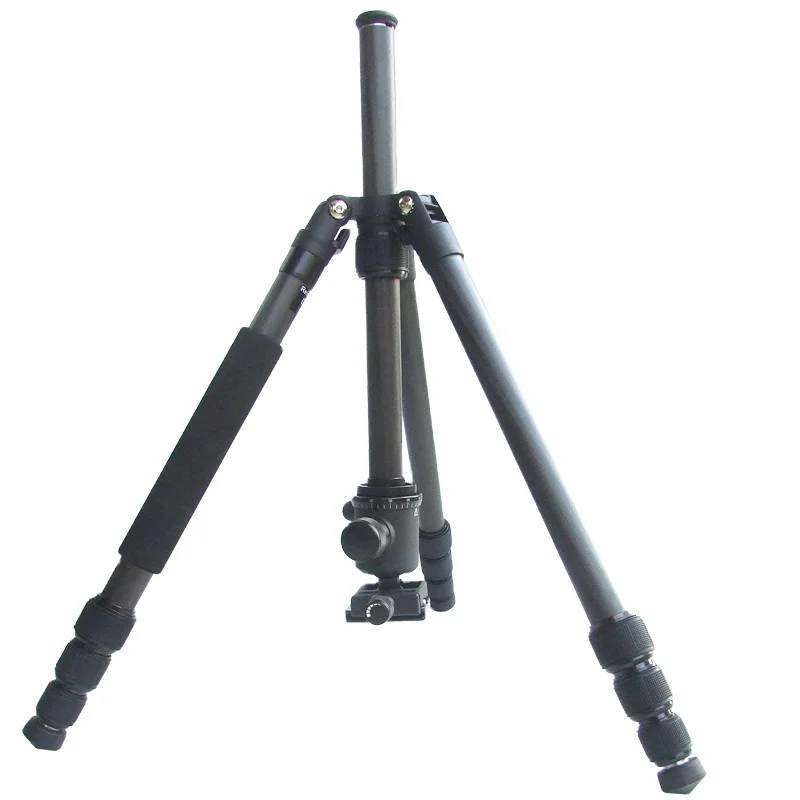 Portable Carbon Fiber Camera Tripod Stand Lightweight 360 Degree Rotation Ball Head Foldable Function for Video Use