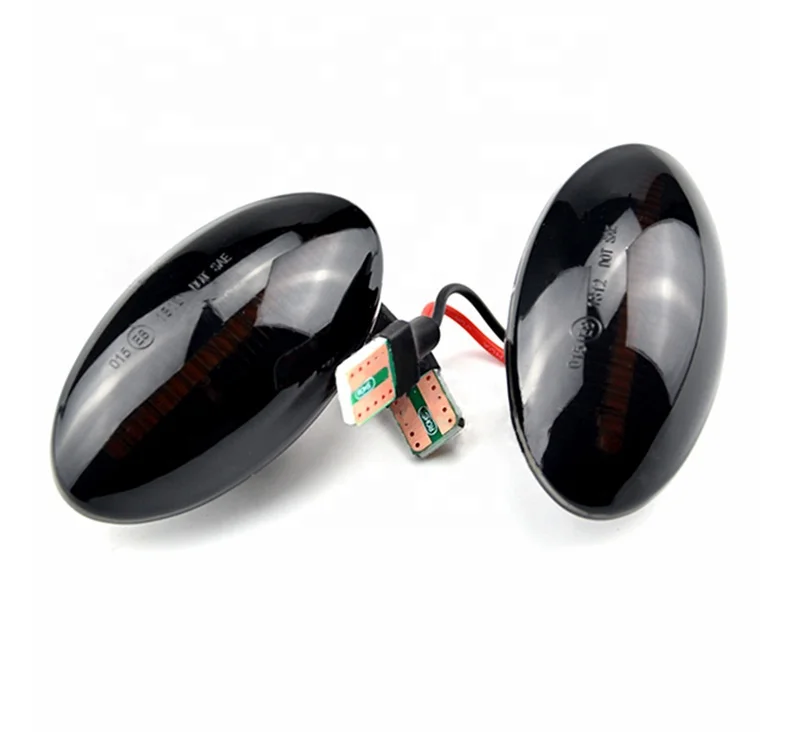 Smoke Lens Amber/Red Full LED Side Marker Light For Gen1 MINI