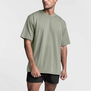 Wholesale Custom Sport Pima Cotton Polyester Summer Round Neck Gym Designer Superdry Plain T Shirt