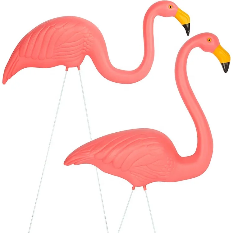 Soaoo 100 Mini Fenicotteri Rosa In Resina 2,5cm Per Decorazioni Giardino, Fai Da Te E Casa Delle Bambole - 4