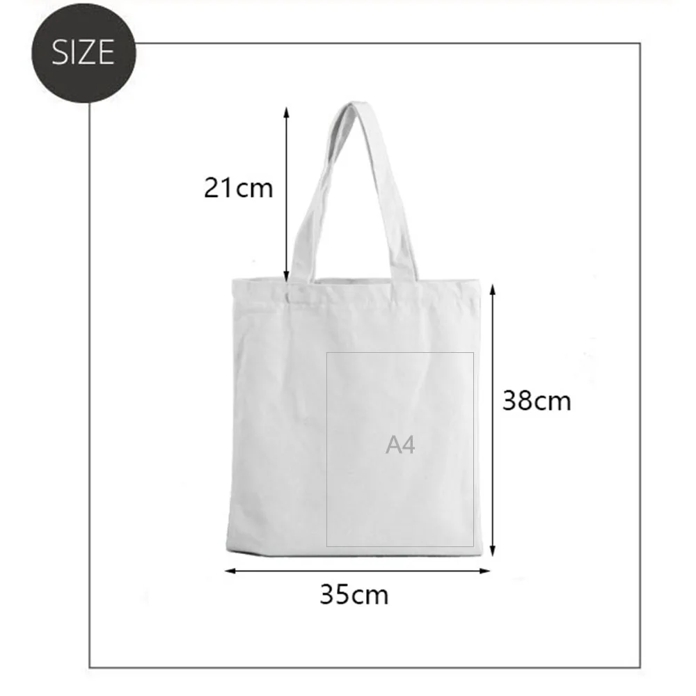 Ragazza Stampa Tela Shopping Tote Bag Regalo per studente Amico  riutilizzabile Shopper Bag Donne Moda Viaggio Eco Borse Donna Borsa di  stoffa femminile