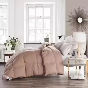 Luxury All-Season Feathers Down Comforter Duvet Super Warm 5-star Hotel Comforter Queen king Size