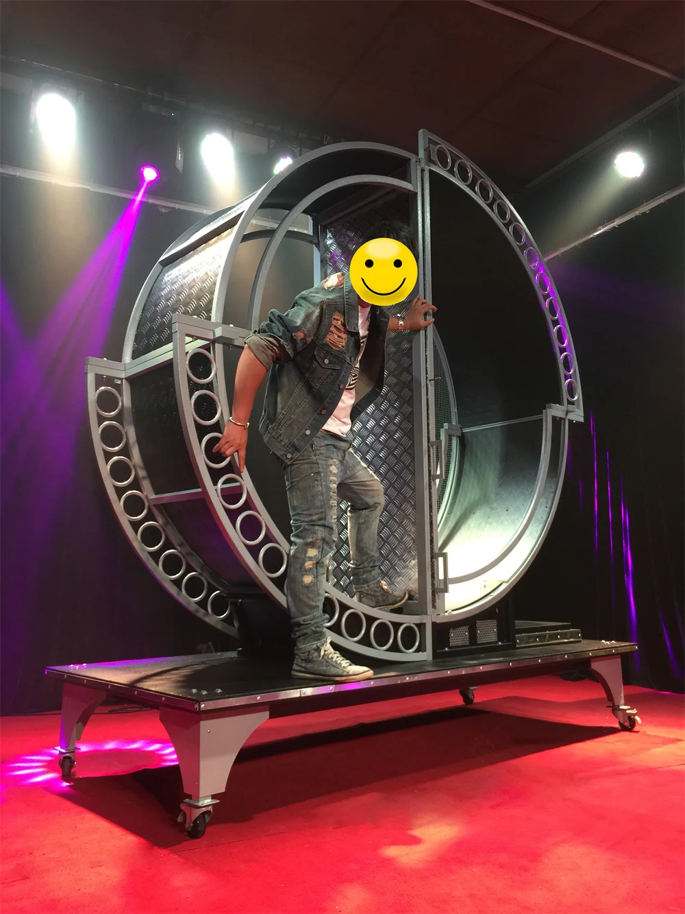 Magic Stage Performance Eclipse Illusion Shadow of a Man Be Crossed  Illusions Magic Tricks