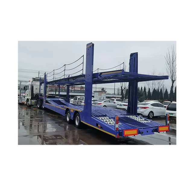 Two Floor Car Hauler Trailers 2 3 Axis Car Transport Car Carrier Trailer Multifunctional container transport Semi-Trailer