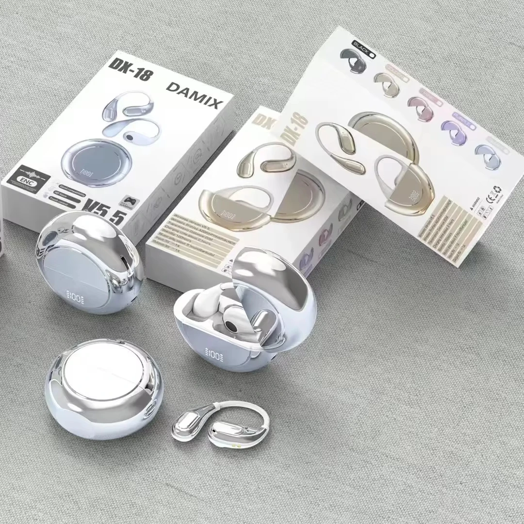 DX-18 Open Ear Bone Conduction Wireless Sport Headphones with Mic