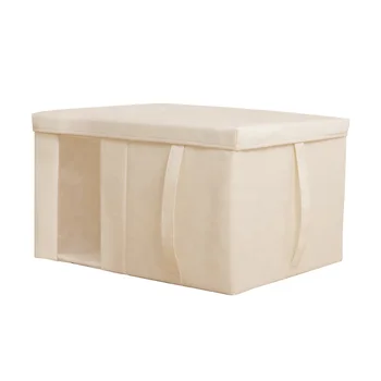 Perspective Portable Storage Box Solid Color Oxford Cloth Clothes Toy Storage Box Foldable Large Household Storage Box