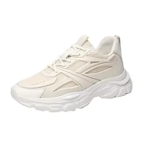 Zapatillas Hombre Men's Women's White Mesh Upper Closure Warm Thick-soled High-height Sneakers Zapatillas Casuales Zapatos