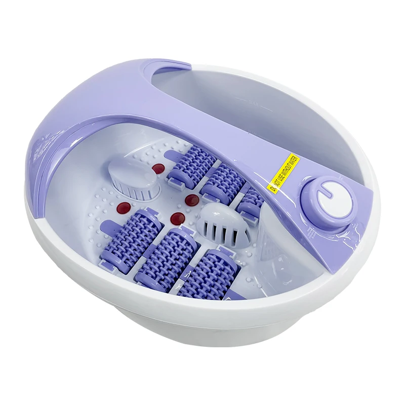 Multi Function Electronic Bath Heating Auto Roller Foot Spa Massager All Auto Foot Bath Health Care Automatic Motorized Foot Spa
