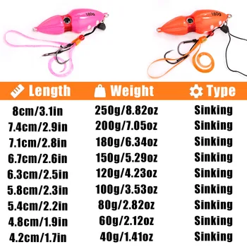 Chinese Factory Iron-Plate Lead Fish Night-Glow Artificial Lure Beltfish Sea Fishing Boat Bait With Hooks Saltwater Fish – Hooks – view 4
