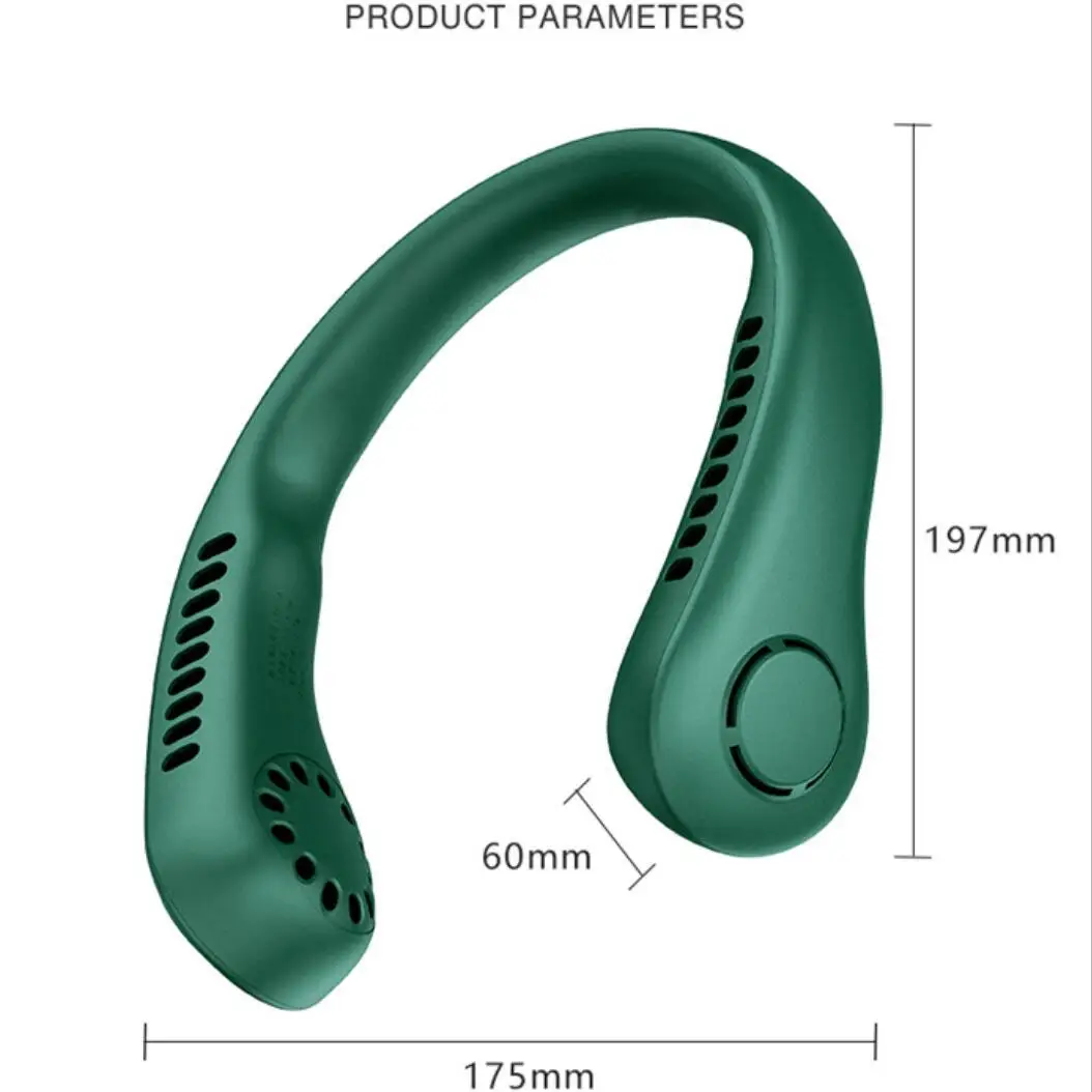 Tragbarer Nackenventilator Akku Usb Luftkühler Für Unterwegs_voghion.com