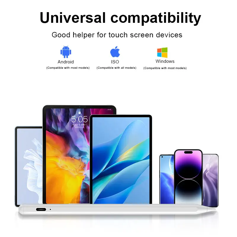 Universal Digital Stylus for Android Ipad Apple Pencil Precise Accuracy Pen for Touch Screen Tablet Mobile Phone Laptop Stylus