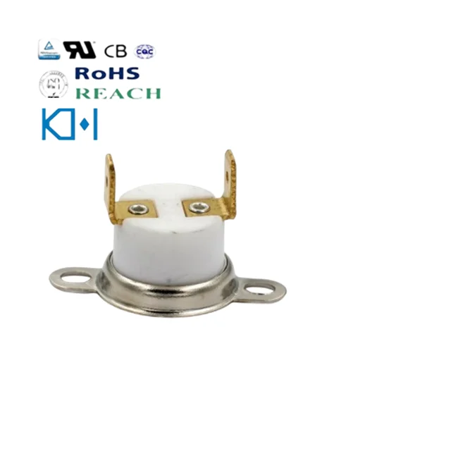 TUV UL 250V 16A FSKH Ceramic Bimetal Thermostat Fuse Types Over Temperature Switch