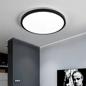 JACKSUN Dimmable LED Waterproof Ceiling Light - Ultra-Thin Round Moisture-Resistant for Kitchens Bathrooms Hallways Corridors