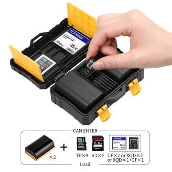 FB SCB08 Quick XQD Card TF CF SD Card and Memory Card ReaderAnti-fall Waterproof Moisture-proof Battery case for Digital Camera detail image