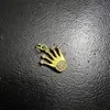 Gold single pendant