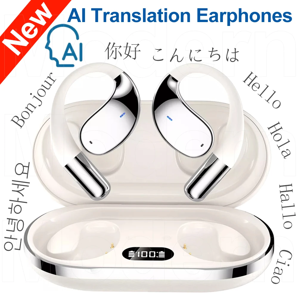 KI Traducteur Casque Avec Traduction En Temps Réel En 146 Langues