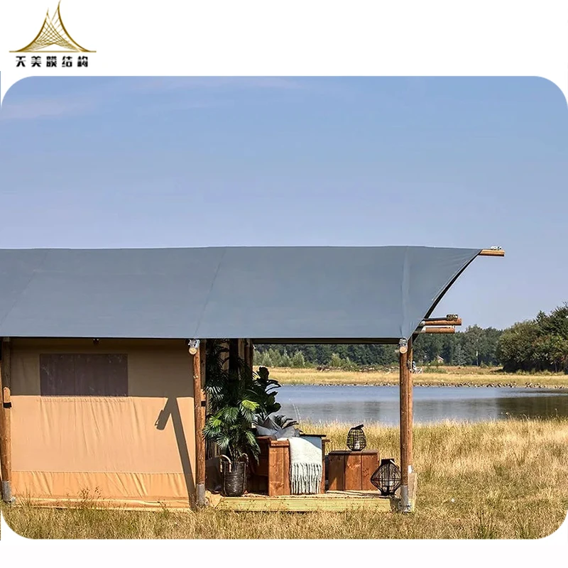 Modular Resort Inflatable Tent Outdoor Camping Second Hand Tent Nomadic for Sale