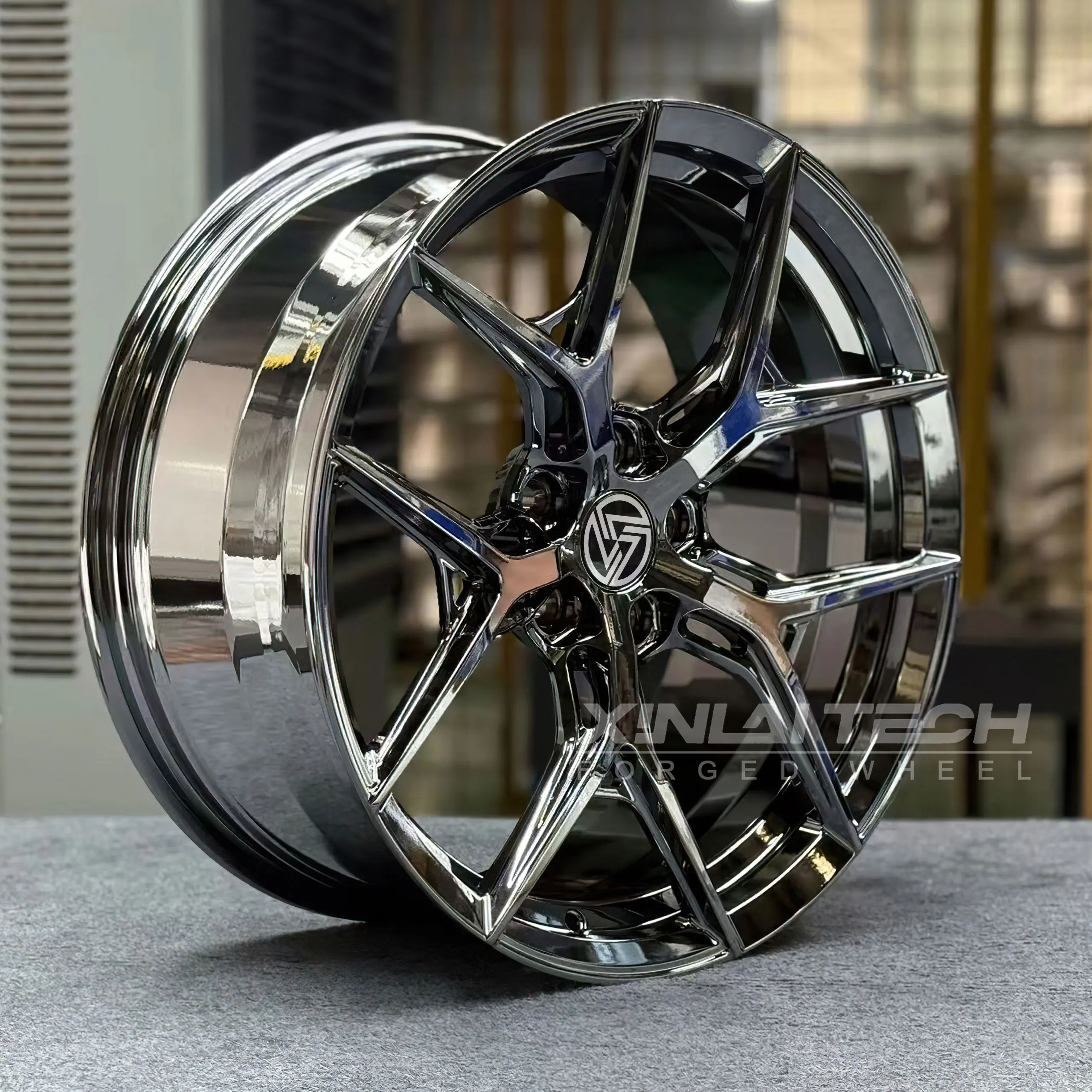 XL 1-Piece Monoblock Chrome Custom Forged Wheel 5x114.3 5x120 5x112 Racing Car Wheels for bmw audi benz Jdm Car Wheels - Image 3
