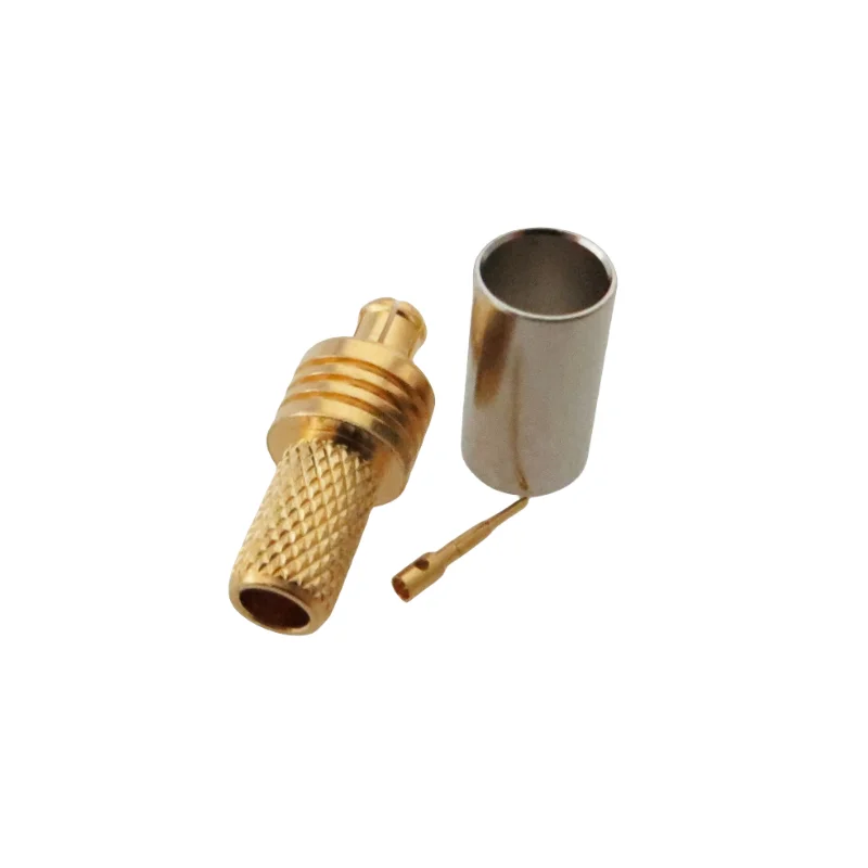 MCX-C-J3 RF Connector Terminals Electronic Connector Crimp RG58 Cable Male MCX Connector