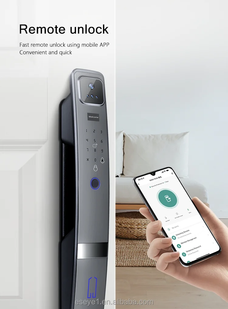 Eseye Smart 3d Face Recognition Camera Automatic Intelligent Lock Smart