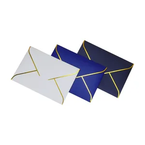 Custom Logo Printed Luxury Small Wallet Envelopes for Gift Packaging Cardboard Paper