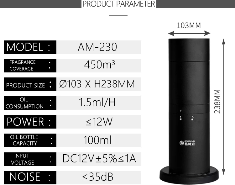 Commercial Aroma Diffuser Wifi App Essential Oil Diffuser Aromatherapy
