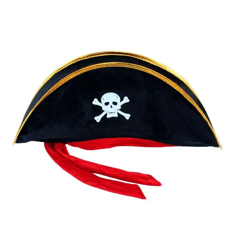 Source Chapéu pirata do caribe das carpas masculino, fantasia com trama,  acessório de festa, chapéu de brilho, MH-2325 on m.alibaba.com